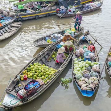 The Mighty Mekong Delta: Vietnam’s Floating Markets and Historic River Villages