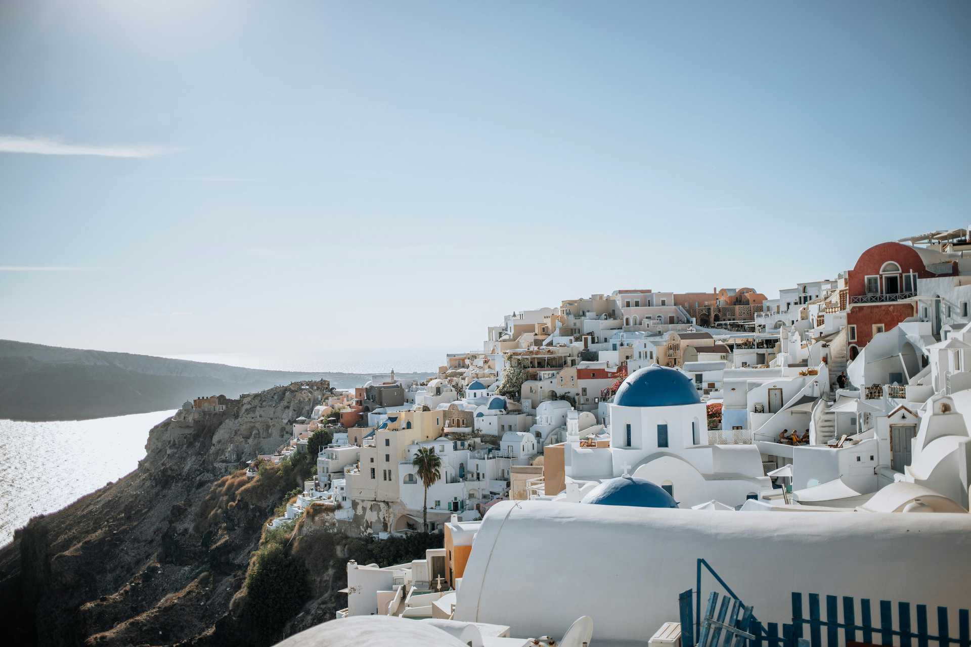 Santorini from above