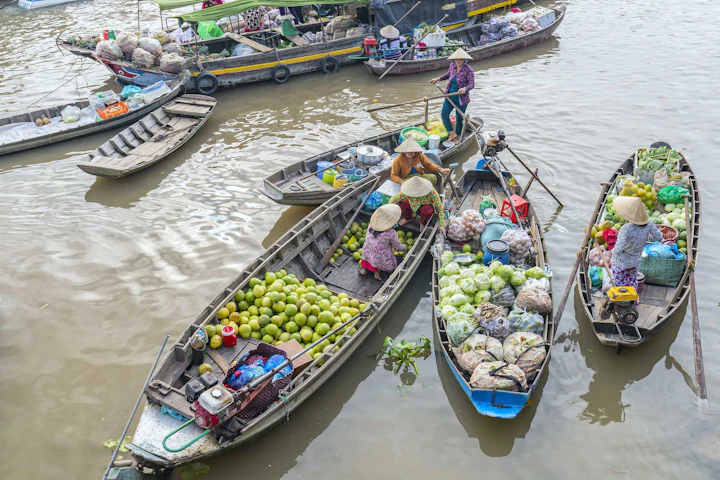The Mighty Mekong Delta: Vietnam’s Floating Markets and Historic River Villages