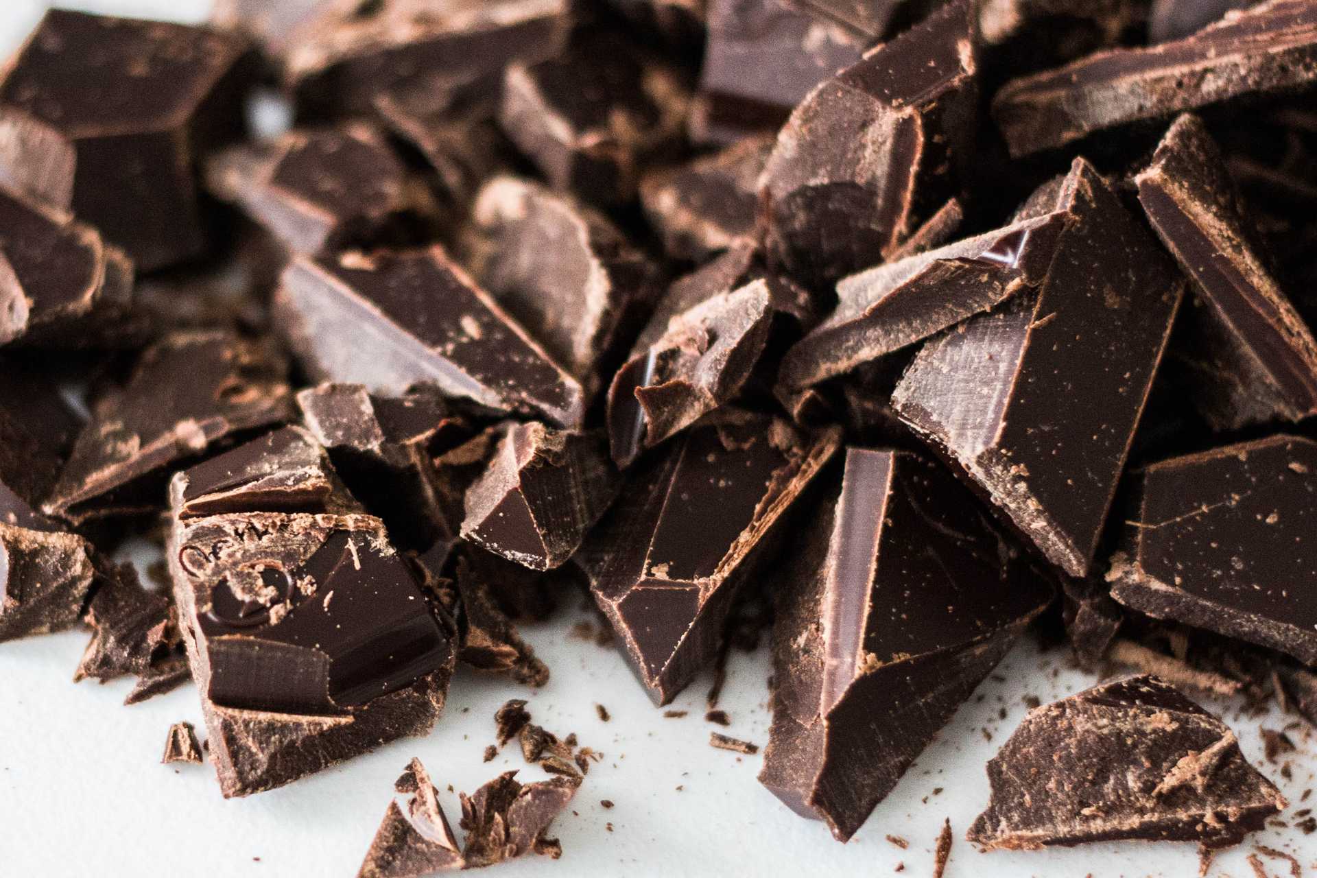 chopped chocolate